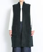 フリース　ロングベスト
