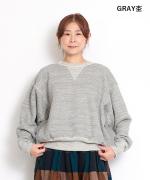 吊り裏毛　クルーネックプルオーバー