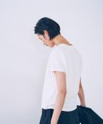 【ラストワン！】シルキー天竺　半袖Tシャツ
