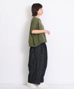 ミニ裏毛　クロップドプルオーバー