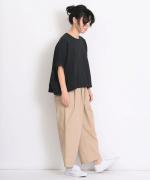 ミニ裏毛　クロップドプルオーバー
