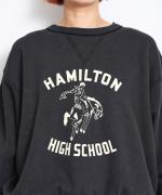 吊り裏毛　クルーネックプルオーバー（HAMILTON)