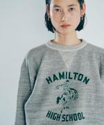 吊り裏毛　クルーネックプルオーバー（HAMILTON)