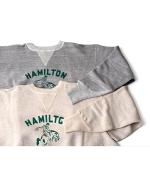 吊り裏毛　クルーネックプルオーバー（HAMILTON)