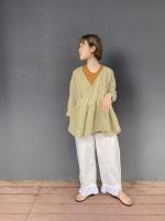 LINEN　GINGHAM　CACHE　COEUR