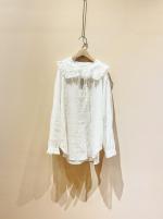 organdy frill collar blouse