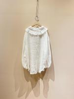 organdy frill collar blouse