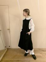 organdy frill collar blouse
