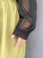 organdy frill collar blouse