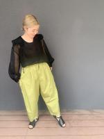 organdy frill collar blouse