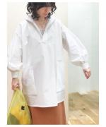 Hooded Pull-over Blouse