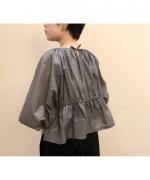 Gathered Pullover Blouse