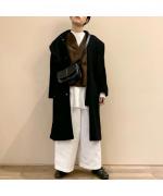 Shawl Collar Wide Coat