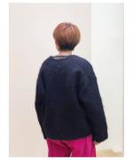 Mohair Shaggy Wide Cardy