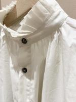 Pleated　Collared Gather Dress
