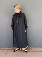 Pleated　Collared Gather Dress