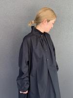 Pleated　Collared Gather Dress