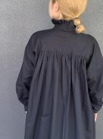 Pleated　Collared Gather Dress