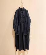 Pleated　Collared Gather Dress