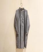 Pleated Collared Gather　Liberty Dress