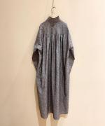 Pleated Collared Gather　Liberty Dress