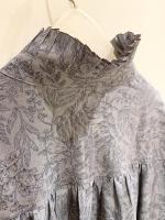 Pleated Collared Gather　Liberty Dress