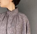 Pleated Collared Gather　Liberty Dress