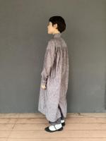 Pleated Collared Gather　Liberty Dress