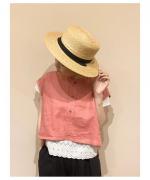 No Collar Shirts Top