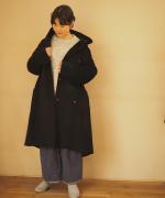 Shawl Collar Wide Coat