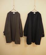 No Collar Short Coat