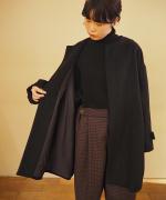 No Collar Short Coat