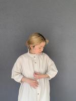 H/SLV　Frilled　Collared　Dress