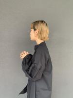 Puffed　Sleeve　Long　Shirts