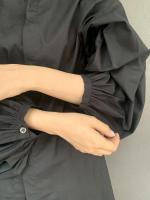 Puffed　Sleeve　Long　Shirts