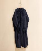 100'S KHADI NECK GATHERED DRESS
