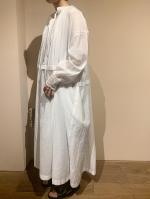 100'S KHADI NECK GATHERED DRESS