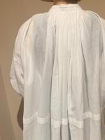 100'S KHADI NECK GATHERED DRESS