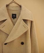 WOOL DOUBLE BREASTED RAGLAN COAT