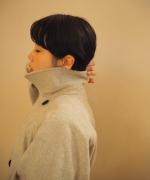WOOL DOUBLE BREASTED RAGLAN COAT