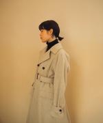 WOOL DOUBLE BREASTED RAGLAN COAT