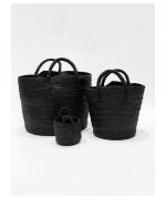 LEATHER BASKET - S　/TB