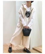 LEATHER BASKET - S　/TB