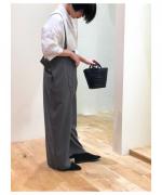 LEATHER BASKET - S　/TB