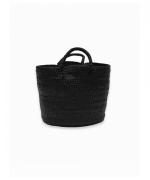 LEATHER BASKET - M　/TB