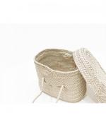 LIDDED BASKET M　/TB