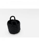 LEATHER SMALL BASKET