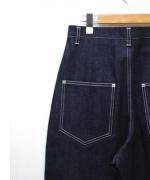 セルヴィッジデニム　ワイドタックパンツ(RIGID)