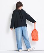 セルヴィッジデニム　ワイドタックパンツ