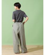 製品染サテンドロストパンツ